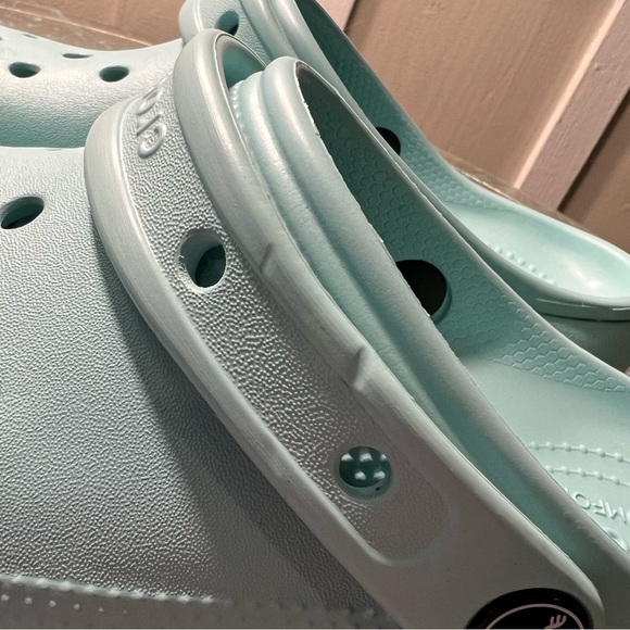 NEW with tags CROCS PLATFORM aqua blue green PURE WATER Women’s 7 - Picture 2 of 8